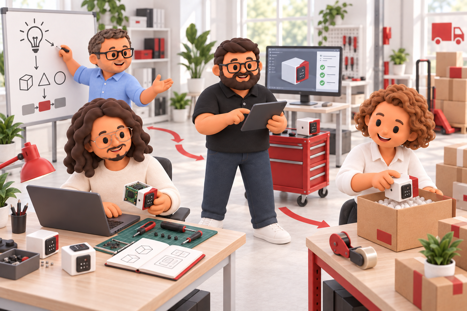 L’équipe KORUM accompagne le projet de l’idée au développement, aux tests et à l’expédition.